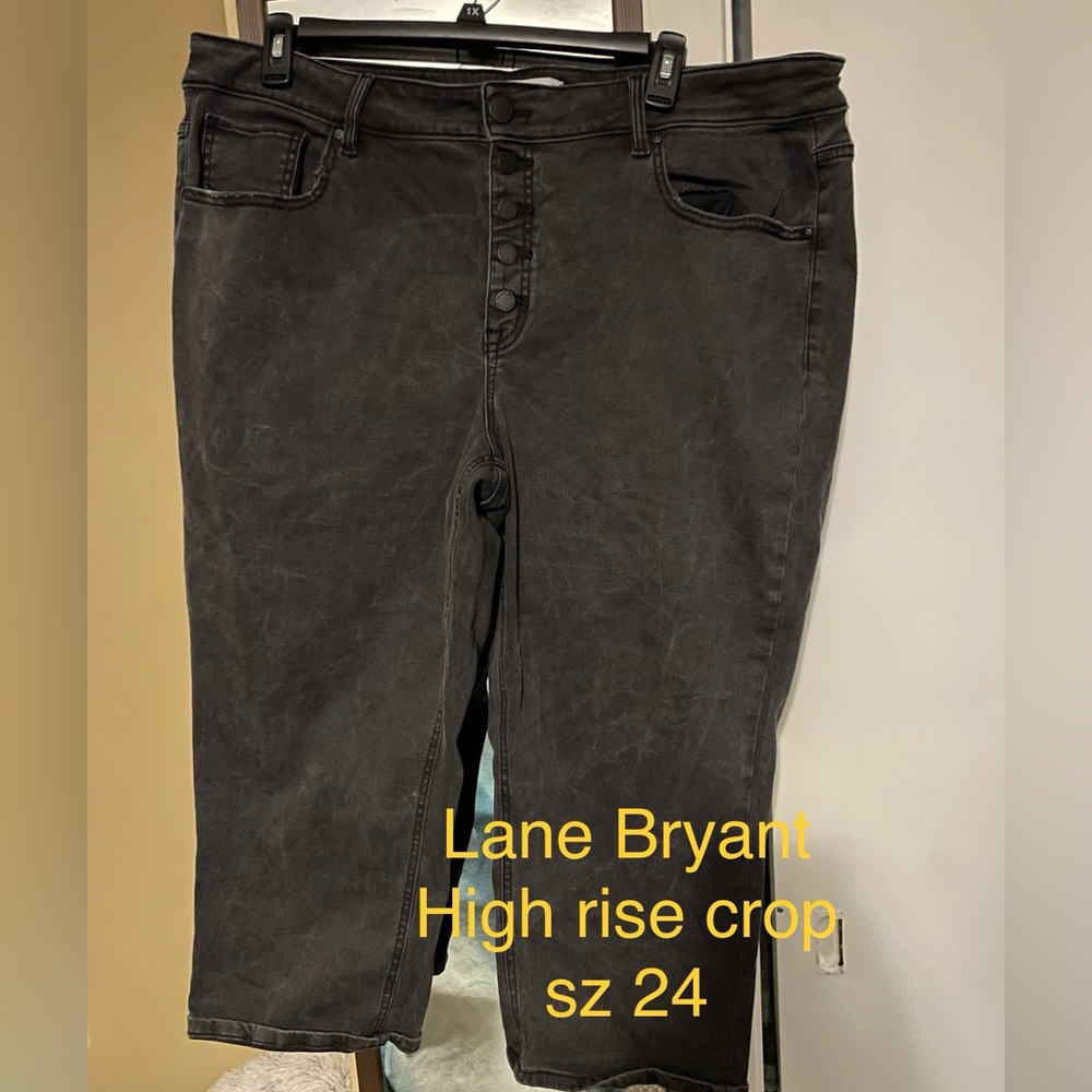 Black lane Bryant crop jeans sz24